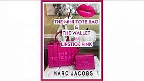 DOUBLE UNBOXING: MARC JACOBS THE MINI TOTE BAG & WALLET REVIEW | WHAT FITS! LUX WIFE LIFE!