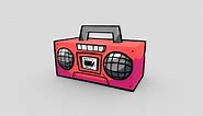 Boombox - Download Free 3D model by vaedskalw