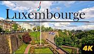 Luxembourg City Centre Exploring The Streets Of Luxembourg 2023 4k Walk Vlog