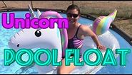 GIANT MAGICAL UNICORN POOL FLOAT | UNBOXING and REVIEW | BIG MOUTH TOYS