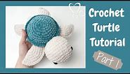 Easy Crochet Turtle (TikTok 2021) - Tutorial Part 1 | Free Amigurumi Animal Pattern for Beginners