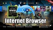 How to get Internet Browser on PS4! + Quick Tutorial!