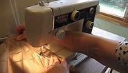 Nelco Sewing Machine Demonstration (Model: None Listed)