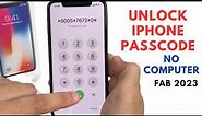 How To Unlock iPhone Screen Passcode Fab 2023 Update!! Bypass iPhone Screen lock No Computer