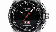 Tissot T-Touch Connect Solar Quartz Grey Titanium Bracelet Watch, 47.5mm - T1214204405100