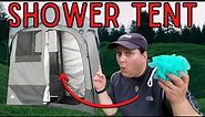 Ozark Trail Two Room Shower Tent Review - Pop up Bathroom Tent With Solar Camping Shower