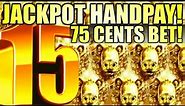 ★JACKPOT HANDPAY!★ 75 CENTS BET! 😍 BUFFALO GOLD REVOLUTION Slot Machine (Aristocrat)