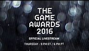 The Game Awards 2016 - Watch The Full Show in 4K