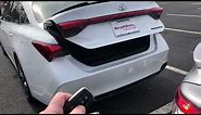 How to put backseats down Toyota Avalon | First person view | 2019 |