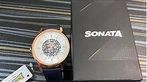 Sonata unveil 2.0 watch 7140WL03 # watch for men # sonata watches