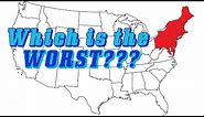 Which State In The Northeast Is The WORST??