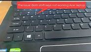 How To Fix Shift Key Not Working On Acer Laptop