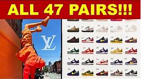 The Entire Louis Vuitton x Nike AF1 x Virgil Abloh Collection
