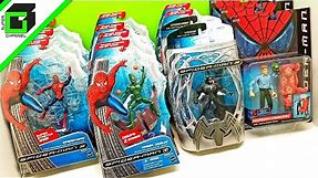 SPIDERMAN 1, 2, 3 action figures (Sam Raimi Trilogy, Tobey Maguire Spider-man) UNBOXING and REVIEW!