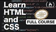 Learn HTML5 and CSS3 From Scratch - Full Course