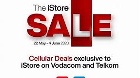 iStore Sale Cellular deals available online and in-store.