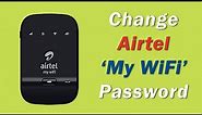 Airtel my wifi password change | How to change airtel my wifi password