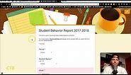 How To Document Student Behaviors With Google Forms