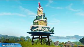 Fortnite Battle Royale - All Birthday Cake Locations Guide (Birthday Challenges)