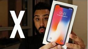 Early Apple iPhone X UNBOXING (Space Gray) !!!