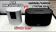 Bose Home Speaker 500 and Harman/Kardon Citation 300 Smart Wifi Speakers | Sound Test Comparison