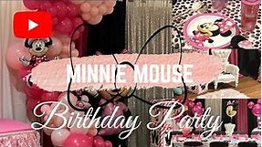 Minnie Mouse Birthday Party | Decorate With Me | Timelapse