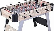 TALLO 48 Inch Full Size Foosball Table, Arcade Table Soccer for Kids and Adults- Arcade w/ 2 Balls, 4 Players Competition Sized Foosball Tables, Game Machine for Home, Game Room, Easy Assembly