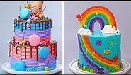 Coolest Birthday Cake Tutorials | Delicious Colorful Cake Decorating Ideas