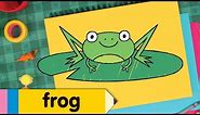 How To Draw A Frog | Simple Drawing Lesson For Kids | Step By Step