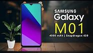 Samsung Galaxy M01 Price, First Look, Design, Specifications, Camera, Features
