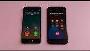 Incoming call & Outgoing call at the Same Time Apple iPhone 6 vs 7