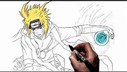 How To Draw Akatsuki Naruto | Step By Step | Naruto