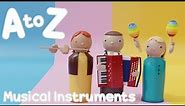 A-Z of Musical Instruments for Kids with Sounds (26 instruments)