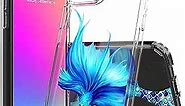 Cell Phone Case for iPhone 13 Pro Max, Crystal Slim Air Buffer Clear TPU [Drop Proof] Women Girls Design Protective Phone Case Cover for iPhone 13 Pro Max (Mermaid Tail)
