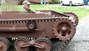 WWII Japanese Type 97 tankette.mpg