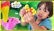 SQUISHY BALLS Mesh Slime and Learn Colors and Animals name