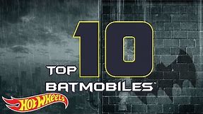 Top 10 All-Time Favorite Batmobiles | @HotWheels