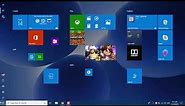 Set the Windows 10 Start Menu to full screen layout