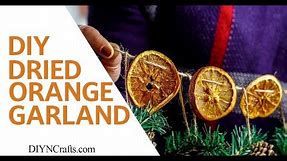 DIY Dried Orange Garland