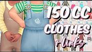 The Sims 4 | MAXIS MATCH TODDLER CLOTHES COLLECTION (Part 2) 🌺 | over 150 cc items + Links