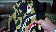 Bathing Ape (BAPE) 1st Camo Yellow Shark Sports Gym Bag Unboxing & Review! Dope!
