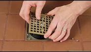 How to replace a floor drain cover with a Drain Lock