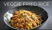 Vegetable Fried Rice Recipe | EASY Vegetarian Chinese dinner idea!