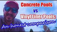 Concrete Pools vs. Vinyl Liner Pools: An Honest Comparison