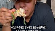 I dont have quiet backgrounds 90 percent of the time! Lol that crunch was crunching though! #kimmyskreations #asmrfo | Krimmy cooking yummy food