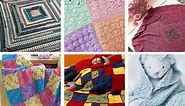 6 Crochet Blocks Blankets Patterns   Tutorials