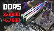 Overclocking 4 DDR5 Memory DIMMs to 7600MHz on EVGA Z790 Classified