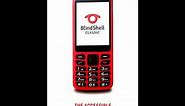 Complete unboxing of blind shell cell phone for visually impaired people