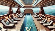 Louis Vuitton yacht in Dubai
