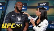 A relaxed Derrick Lewis recaps his thrilling win at UFC 291 | ESPN MMA